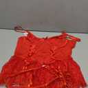 Women Sexy Lingerie Set Naughty Lace Up Corset Bodysuit Underwire Lingerie Babydoll With Garter Belt and Bow Tie (Red, XL)