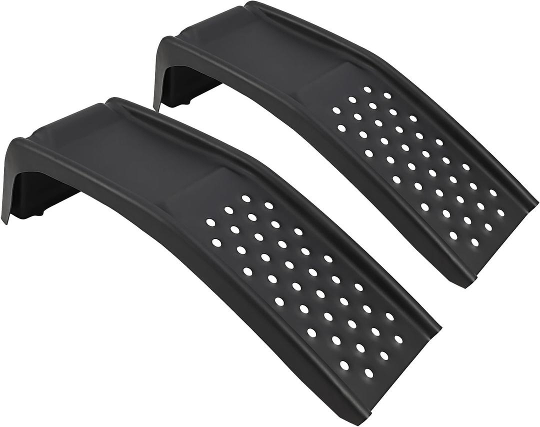 Car Ramps Set 8000lbs Auto Ramp, Set of 2 Ramps (Black, 36.42" L x 13.39" W x 11.81" H)