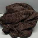 Exclusivo Mezcla Fleece Throw Blanket for Couch and Bed,Extra Soft Warm Decorative Fuzzy Throws for Women,Lightweight Cozy Blankets Size 50x60 Inches, Coffee