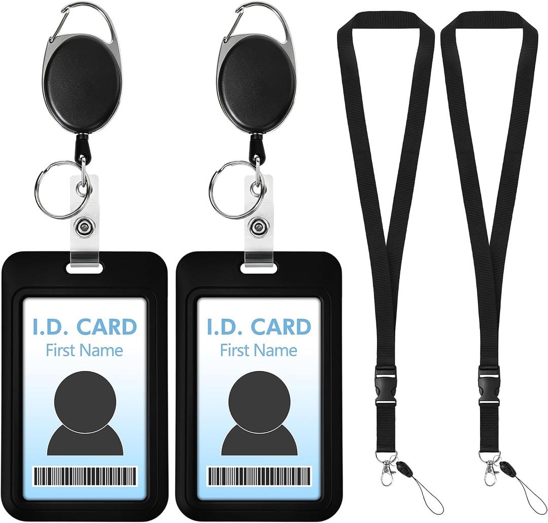 Yezmo Lanyard Card Holder, Badge Holder with Lanyard