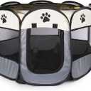 Portable Pet Playpen | Pet Tent for Small Dogs | Puppy & Kitten Play Pens | Kitty Playhouse | Foldable Cat & Dog Play House | Pop up Pen | Pukkr