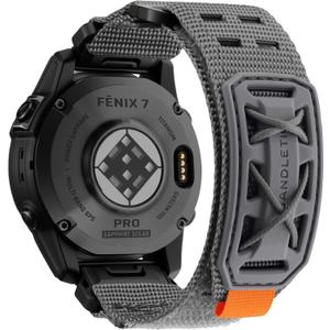 Bandletic Compatible with Garmin Quatix 8 47mm Watch Band - 22mm Quick Fit Replacement Nylon Strap for Fenix 8 47mm 7 6 Pro/5 Plus/Instinct 3 E 45mm 2/Forerunner 970/965/955/Approach S70/S62/S60/Epix