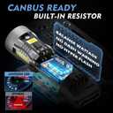 3156 3157 LED Bulb White for Reverse Light with 3570 Chips(Brighter Than 3030) CANBUS Led Bulb with Built in Resistor Error Free Anti Hyper Flash for DRL Backup Light, Not For CK Socket