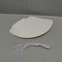 40 Pieces White Paper Party Hats for Kids Birthday, Decorative Bulk Cone Crafts for Adults Art DIY, Halloween Supplies