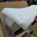 Step2 Vero Adirondack Chair, Stylish Poolside Lounger, Fade-Resistant, Waterproof Patio Furniture for Sun Shelf, Use in Pools up to 9-Inches of Water, Weighted, White