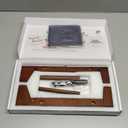 KAIU Vinyl Record Storage Holder - Solid Wood with Crystal Clear Acrylic Holder - Premium Design, Perfect 12" LPs or 7" Singles Display Unit - Stores and Supports up to 50 Albums (Vintage Brown)