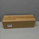 Small Christmas Tree with Red Berries Balls in Brown Pot, 17.7 inch Snow Frosted Artificial Mini Christmas Tree, Flocked Christmas Artificial Pine Tree in Tin Planter Christmas Decor