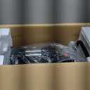 MZB 6.4 Gallon Ultra Quiet Air Compressor 110V/60Hz Steel Tanks Oil-Free 70dB Noise Level Air Compressor with Wheels for Spray Painting, Auto Repair, Carpentry Decoration