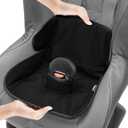 Lynmark Potty Training Car Seat Protector Cover - Waterproof Soft Piddle Pads for Toddlers and Baby Carseat - Travel-Friendly Universal Washable Liner Mat for Spills, Nappy Leaks, Accidents - Black