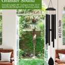 48" Wind Chimes for Indoor and Outdoor, Deep Bass Tone and Professional Tuned Aluminum Wind Chimes for Patio Garden Memorial, Sympathy Gift for Loss of Loved One, Housewarming Gift