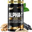 Nutrex Research Alpha-T Magnum Testosterone Support for Men | Anabolic Supplement with Tongkat Ali, Fadogia Agrestis, Shilajit and Ashwagandha | Muscle Builder for Strength, Growth & Hormone Balance