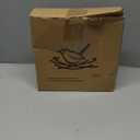 Bird Baths for Outdoors, Detachable Birdbaths for The Garden Clearance, Heavy Duty Freestanding Bird Baths, Bird Bath Bowl Spa & Birdfeeder with Metal Stake Stand (Retro Brown)