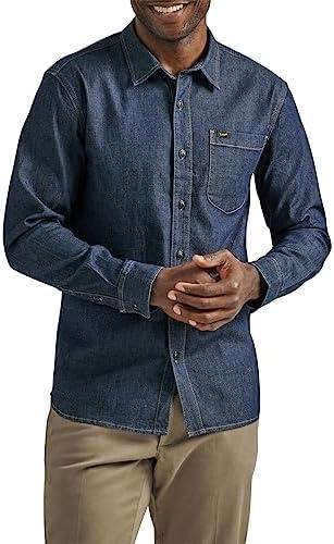 Lee Men's All Purpose Classic Fit Long Sleeve Shirt L