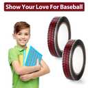 Outus 2 Rolls 110 Yards Baseball Stitches Design Tape Adhesive Packing Crafting Wrapping Decorative Roll Tape for Thanksgiving Christmas Wrapping Funny Home Decoration Sealing and More