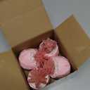 Der Rose 4 Packs Pink Fake Plants Small Succulents Plants Artificial for Pink Bathroom Vanity Decor Office Desk Accessories Wedding Gifts for Women