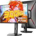 SANSUI 27 inch 1440p 300Hz 240Hz Gaming Monitor, WQHD Fast IPS 1ms Computer Monitor, FreeSync Premium | Brightness 400Nits | 130% sRGB | 10Bits | HDR | ErgoStand | VESA Mount | 2DP 1.4 & 2HDMI 2.1