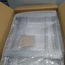 ANASTA Single Pull Out Trash Can Under Cabinet 7-13 Gal, Heavy Duty Under Sink Garbage Can, 50Qt Slide Out Waste Bin for 13" Wx 17" Hx 19" D Base Cabinet, Trash Bin Holder for Drawer/Counter, No Can (Silver)