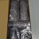 Homemory Realistic Flickering Flameless Candles, Battery Operated Candles, LED Fake Electric Candle with Remote Control and Timer for Home, Christmas Decoration, Grey, Set of 5 (D3"xH4"5"6"8"8", Gray)