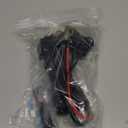 DZG Motorcycle LED Light Wiring Harness Kit 2 Leads 7/8" Handlebar Switch 12V 40A Relay 10A in-line Fuse 18AWG for Light Bar Fog Lights Driving Lights Auxiliary Work Lights