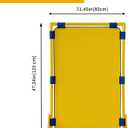 2 Pack Play Panel - Classroom Dividers for Room Separation, Versatile Dividers for Kids & Learning Spaces, Easy-Assemble Room Divider for Class (Yellow)