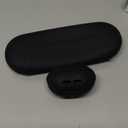 AGIKET 2 IN 1 Silicone Makeup Brush Holder with Beauty Make Up Sponge Holder CaseSoft Portable Cosmetic Face Brushes Holder with Upgrade Anti-Fall Out Magnetic Closure - Black