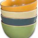 Mora Ceramic Artisan Matte Bowls For Kitchen 28oz - Bowl Set of 4 - For Cereal, Salad, Pasta, Soup, Dessert etc - Dishwasher, Microwave, and Oven Safe - For Breakfast, Lunch and Dinner - Safari Colors