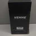 VEHHE Paper Towel Holder Countertop, Black Paper Towel Holder with Spring Activated Arm and Damping Effect, Simply Tear Paper Towel Stand for Bathroom and Kitchen (Black)