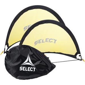 SELECT Pop-Up Soccer Goals(1 Pair), Black/Yellow