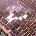 NPW Pink Disco Ball Ice Bucket  Holiday Christmas Party Decor & Bachelorette Gift, Disco Champagne Bucket for Girls Night