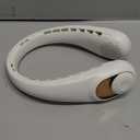 Neck Fan, Personal Fan with LED Display, USB-C Rechargeable, 4000mAh-Battery, 3-Speed Adjustment & Whisper-Quiet Operation, Perfect for Home, Travel, Sports (White)