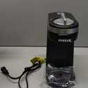 CHULUX Single Serve Coffee Maker for K Capsule and Ground Coffee, Single Cup Coffee Machine, Black