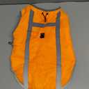 Dog Winter Coat with Fleece Lining for Medium Dogs Warm Waterproof Windproof Snow Vest for Cold Weather, Reflective Blaze Orange Safety Dog Jacket, Easy-On Adjustable Fit with D Ring, XL