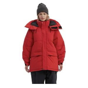 NOMADIKA Oversize Waterproof Ski Jacket Thick Snow Coats with Detachable Hood Winter Skiing Snowboard Jackets for Women Men , Size L