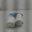 downluxe Waterproof Outdoor Chair Cushions for Patio Furniture, 19" x 19" x 2" Patio Chair Cushion with Adjustable Ties & Portable Handle, Square Outdoor Cushion with Removable Cover, Teal, 2 Pack