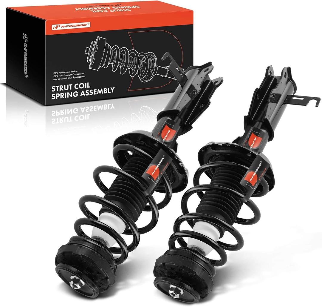 A-Premium Front Complete Struts Compatible with Buick Regal 2011-2016 [2.0L FWD], Regal 2012-2016 [2.4L] - 2x Replacement Suspension Shock Absorber with Coil Spring Assembly