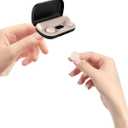 SZHTFX Invisible Earbuds Small Bluetooth Earbuds Mini Wireless Discreet Earbud for Music, Home, Work (Nude)