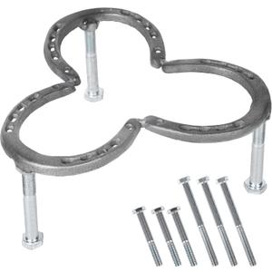 Desyeryamimi Camping, Campfire, Dutch Oven Tripod, Table For Cooking-Steel Horseshoes,with Adjustable Height Legs- Ideal for Campfire Cooking and Cast Iron Dutch Oven(10"X 10")