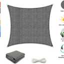 Tronssien Rectangle 10'x13' Sun Shade Sail,95% UV Blockage Canopy Awning for Outdoor Patio and Garden, Yard Activities