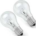75 Watt Clear Incandescent Light Bulb, A19 Incandescent Bulb Light Bulb, 110-130V,2700K Soft White Dimmable, E26 Medium Base - 2 Count