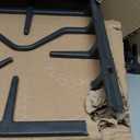 Stove Grates for GE Gas Stove Burner Grate Range Oven Rack WB31X27150 WB31X27151 Replacement Parts Cast Iron Flat Plate General Electric Cooktop 3 Pack