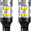 LASFIT 921 LED Bulb Reverse Lights, 912 T15 Back Up Light CANBUS Error Free W16W 906 Reversing Bulb 904 916 6000K Xenon White New Upgrade Design, Plug and Play (Pack of 2)