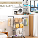 PurKeep Folding Drying Rack, Clothes Air Drying Rack