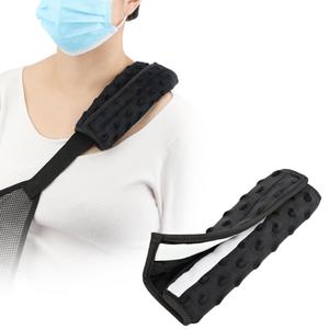 2Pcs Arm Sling Padding for Neck Arm Sling Strap Cushion Neck Pad Cushions Shoulder Brace Carry Strap Pads Elbow Wrist Injury Support Strap Padded Women Men Minky Dot Black