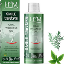 Pack of 4, Happy Moms Oil Pulling with Rosemary & Peppermint Essential Oils for Oral Health, Healthy Teeth and Gums, Alcohol Free Mouthwash, Teeth Whitening, Helps with Bad Breath and Freshens Mouth
