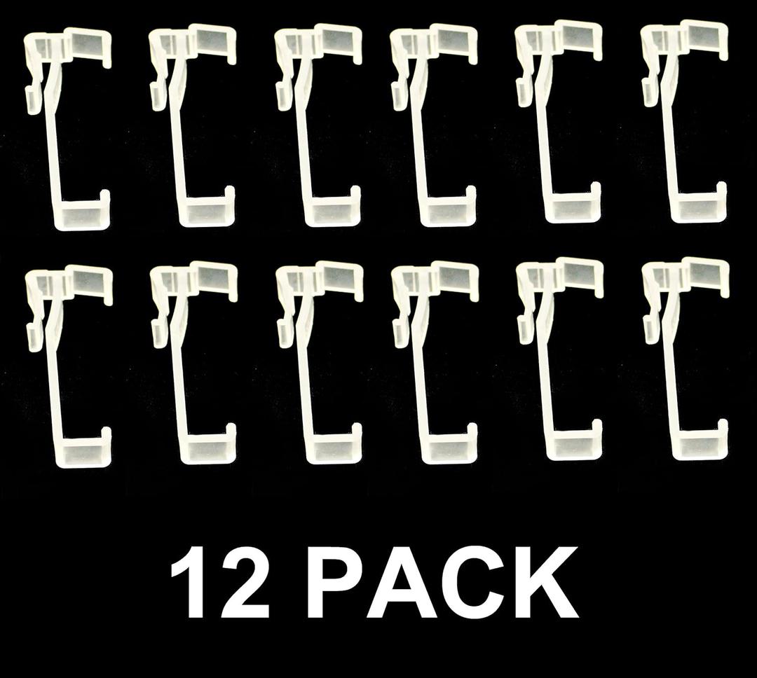 JSP Brand Pick a Pack of 3 Inch Valance Clips for Window Blinds Wholesale Pricing (12)