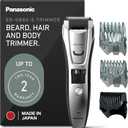 Panasonic Multi-Groomer Electric Beard Trimmer for Men, Mens Trimmer for Beard, Hair and Body, 39 Trim Length Settings with 3 Attachments, Corded/Cordless Operation  ER-GB80-S (Silver)
