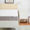 Amazon Basics Memory Foam Mattress, Soft Plush Feel, Breathable, Contours to Body, 8 Inch, Twin, White/Grey