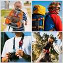 Waterproof AirTag Dog Collar Holder for Apple AirTag QR Code (Medium, Red-M1)