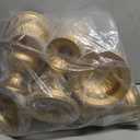 Metal Vases for Table Centerpieces, Hewory Gold Compote Pedestal Vase Floral Container Bulk, Brass Mini Footed Bowl Flower Holders Center Pieces for Wedding Birthday Party Anniversary (10pcs, 5in)