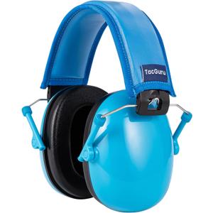 130 Solid Color Edition, Kids Ear Protection Earmuffs, Hearing Protection for Kids, One Size for 3-16 Yr Old (Neon Blue)